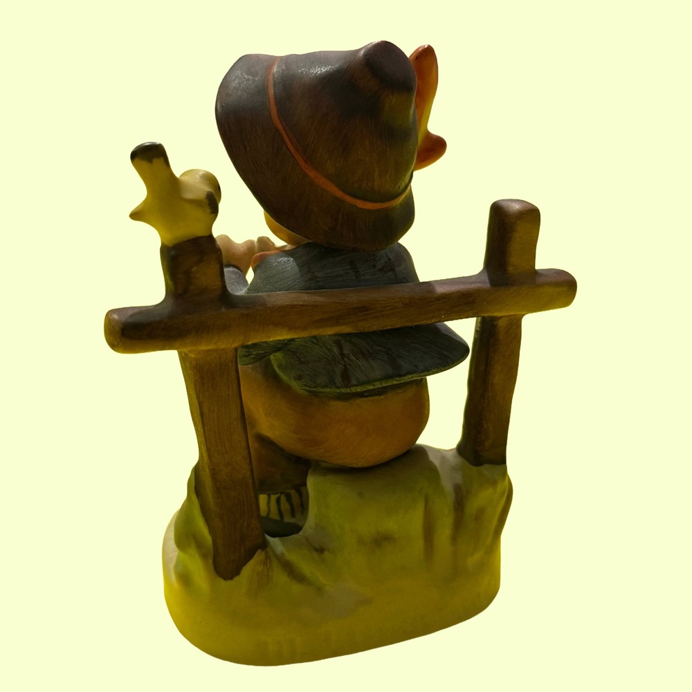 Goebel Hummel "She Loves Me She Loves Me Not" Figurine - #174 - TMK 4 - Rare VTG - Picture 3 of 5